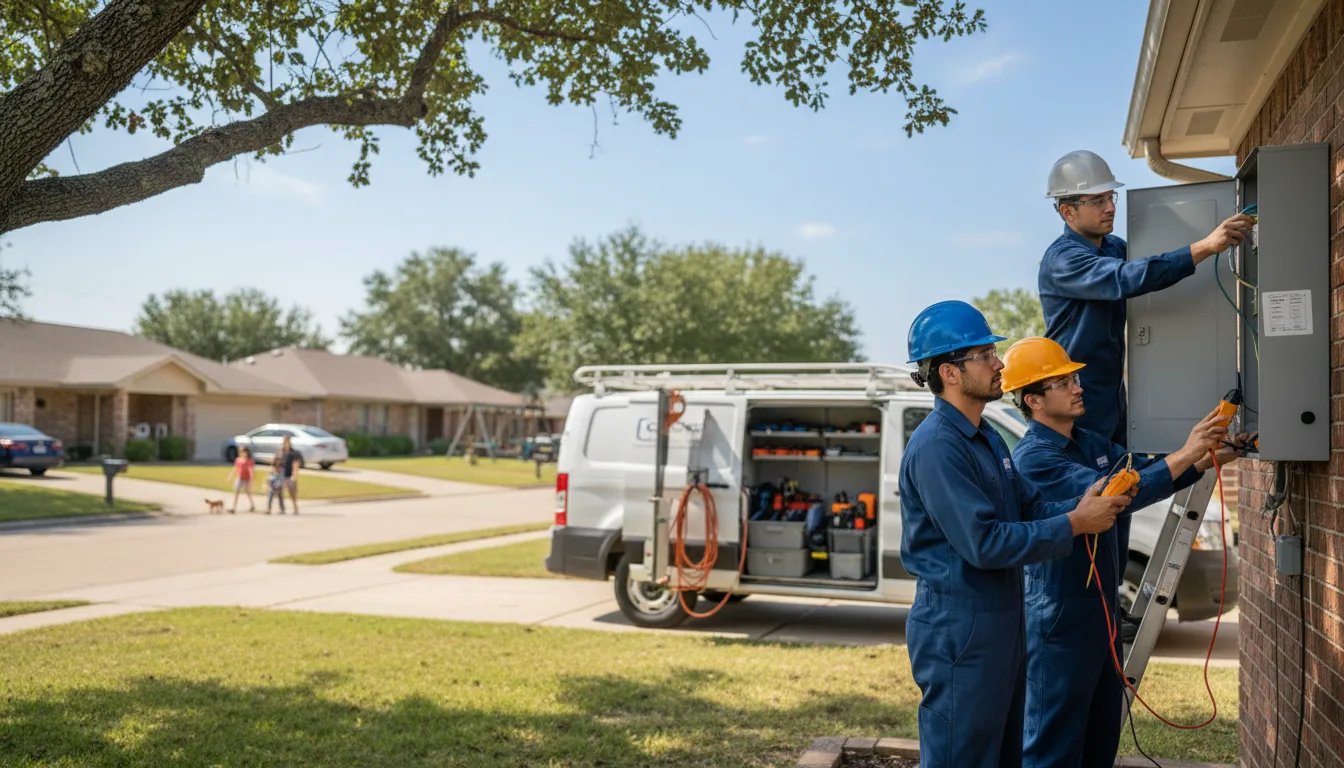 Certified electrician providing emergency electrical services in Munich, ND